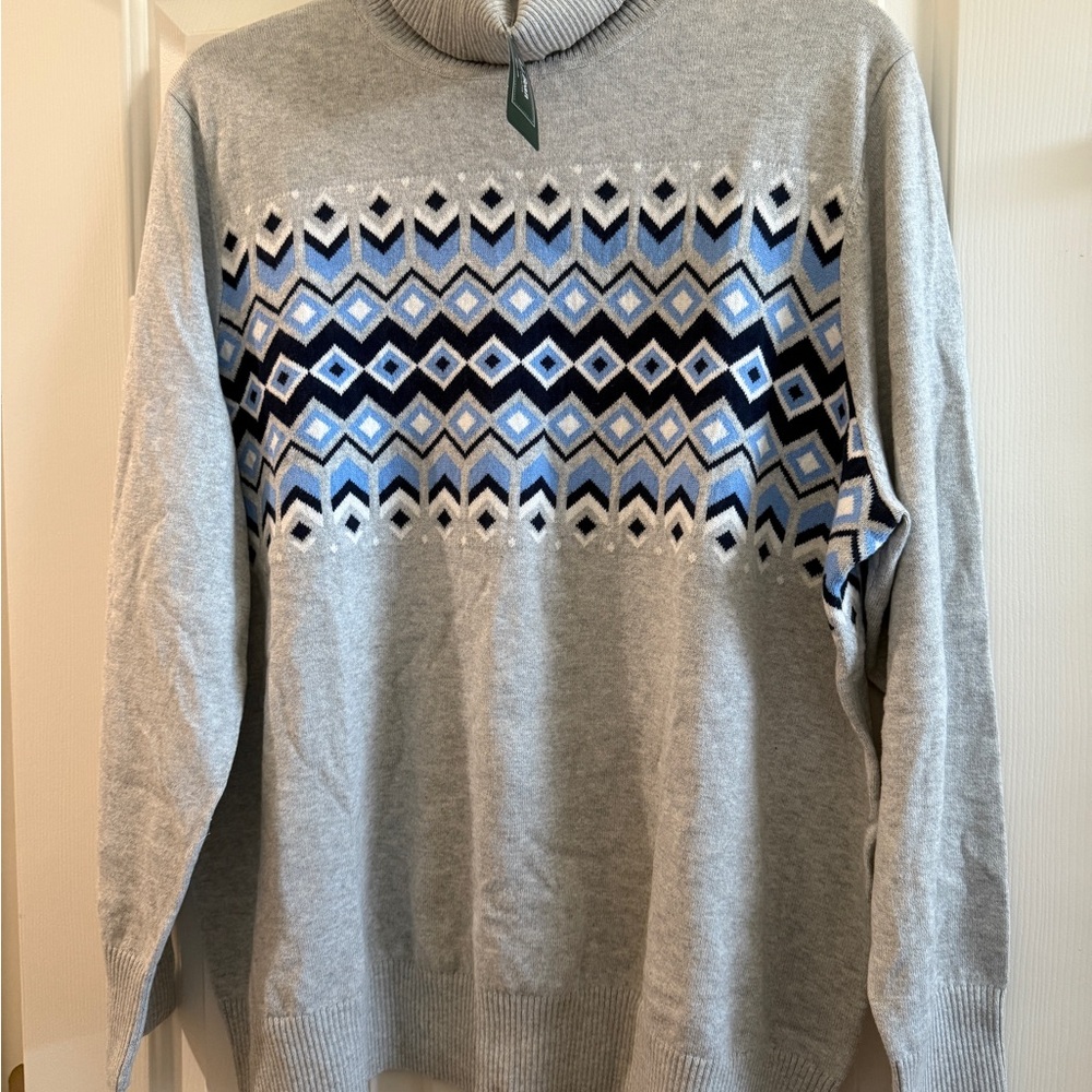 LL Bean Women’s Plus 3x cotton cashmere Sweater - Gray, Blue, Black